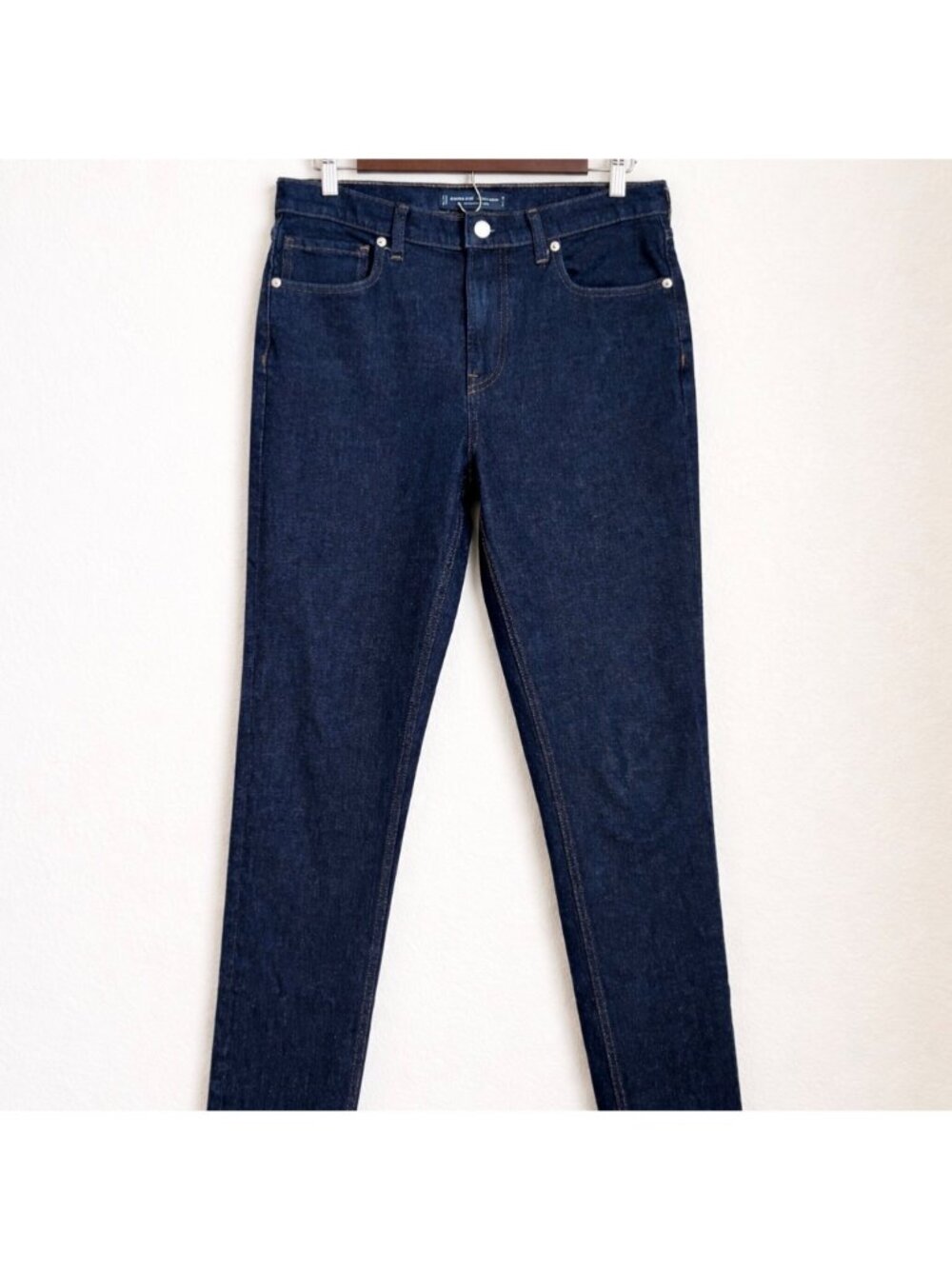 Everlane Relaxed Straight Jeans Men 31x32 Dark Wash Organic Cotton Denim